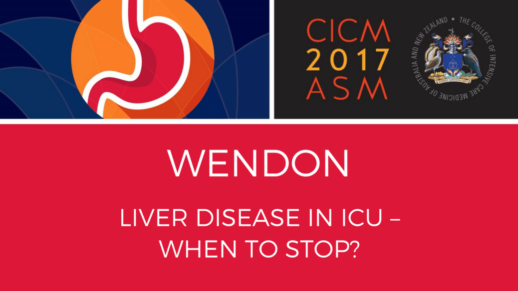 Liver disease in ICU – when to stop?