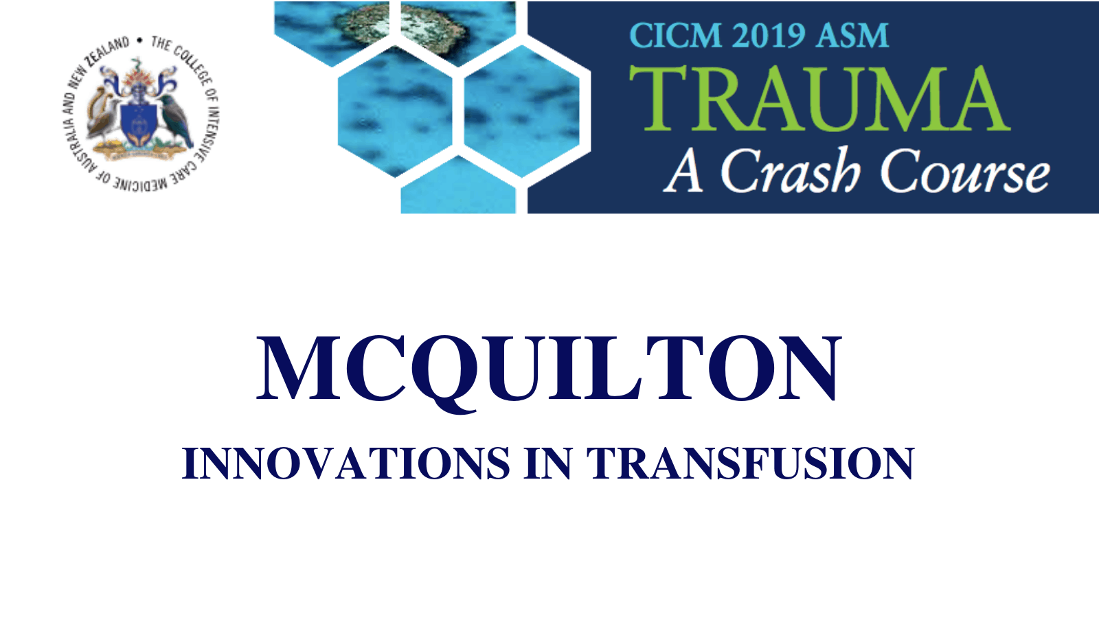 Innovations in transfusion