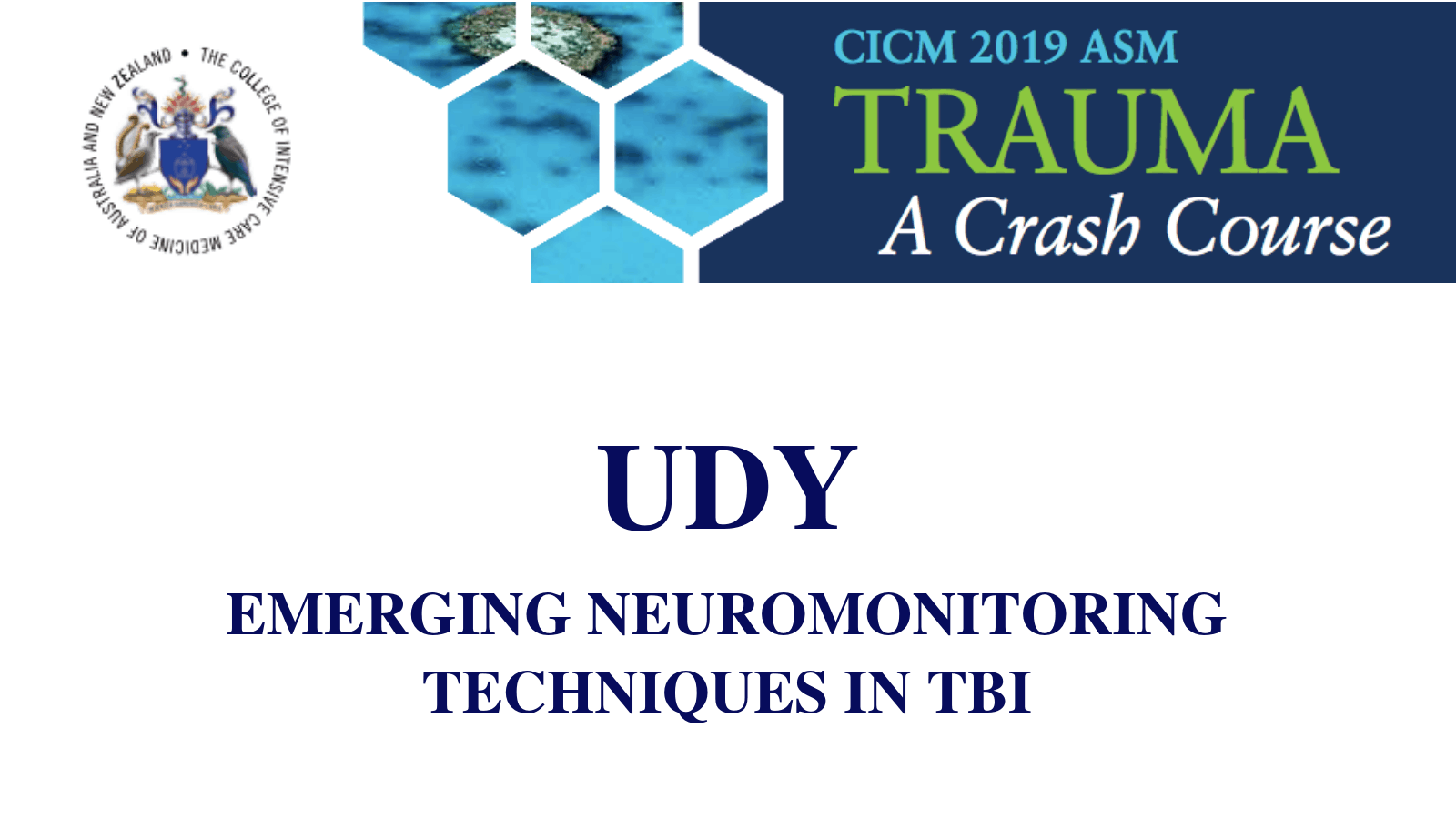 Emerging neuromonitoring techniques in TBI