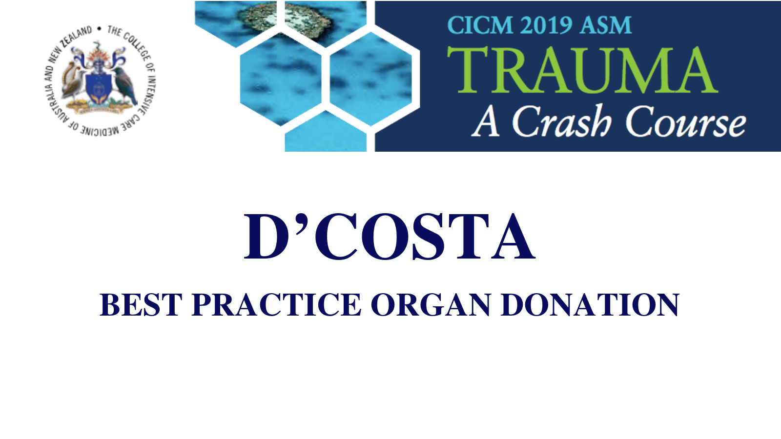 Best practice organ donation