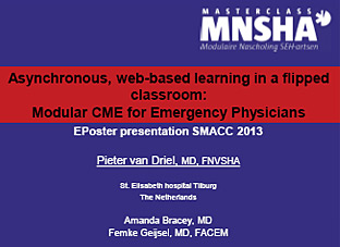 Asynchronous, web-based learning - modular CME for emergency physicians