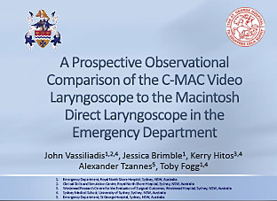 A prospective observational comparison of the C-MAC video  laryngoscope to the Mac Direct Laryngoscope in the ED